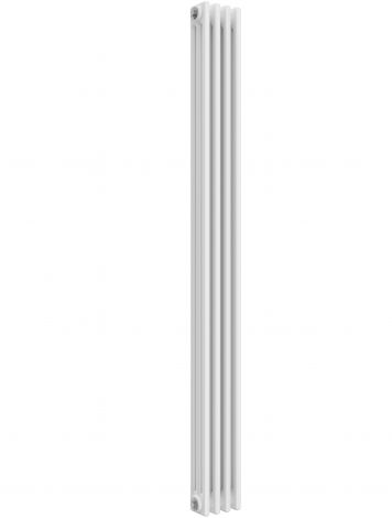 Classic 3 Column White Vertical 1800mm High Radiator 1800X200