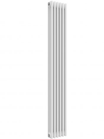 Classic 3 Column White Vertical 1800mm High x 290mm Wide Radiator 1500X200