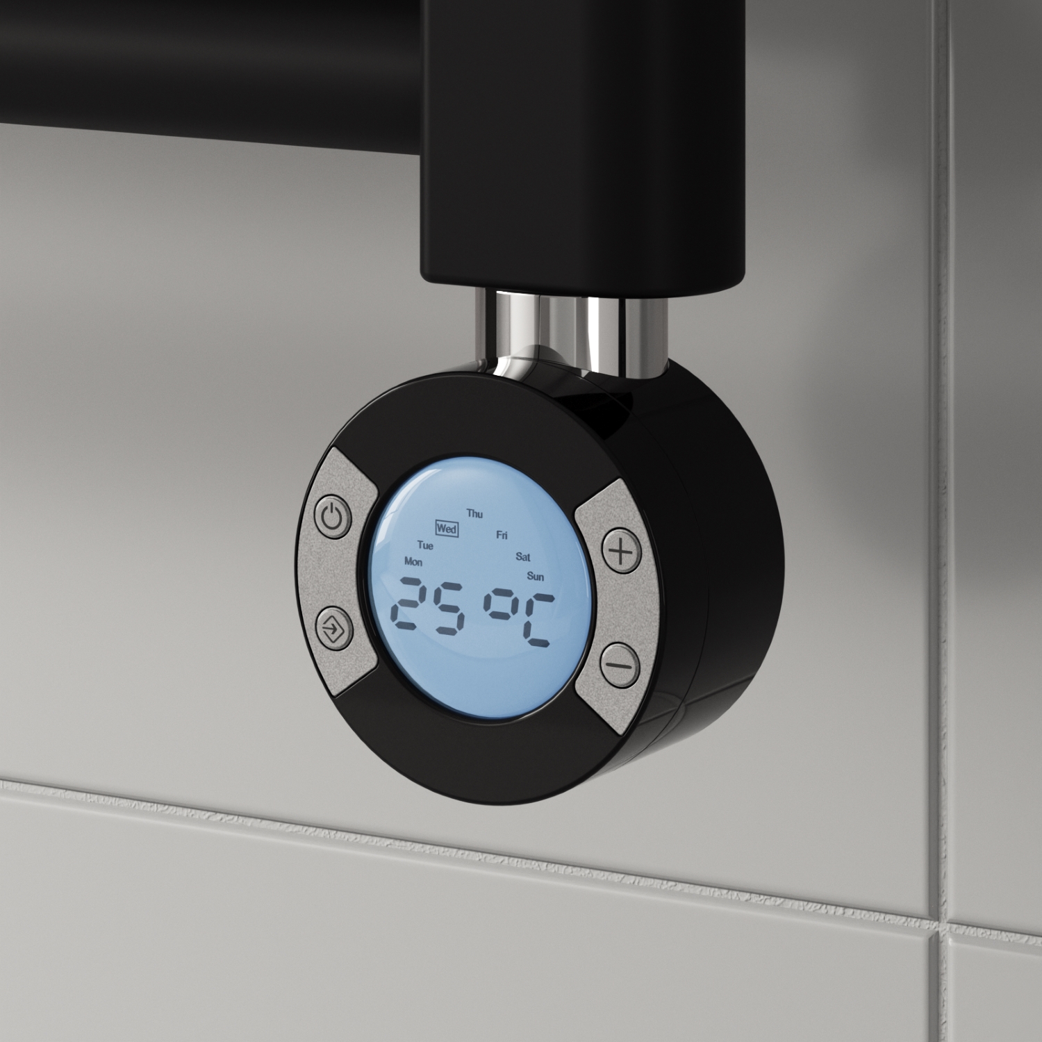 Weekly Thermostatic Heating Element Black