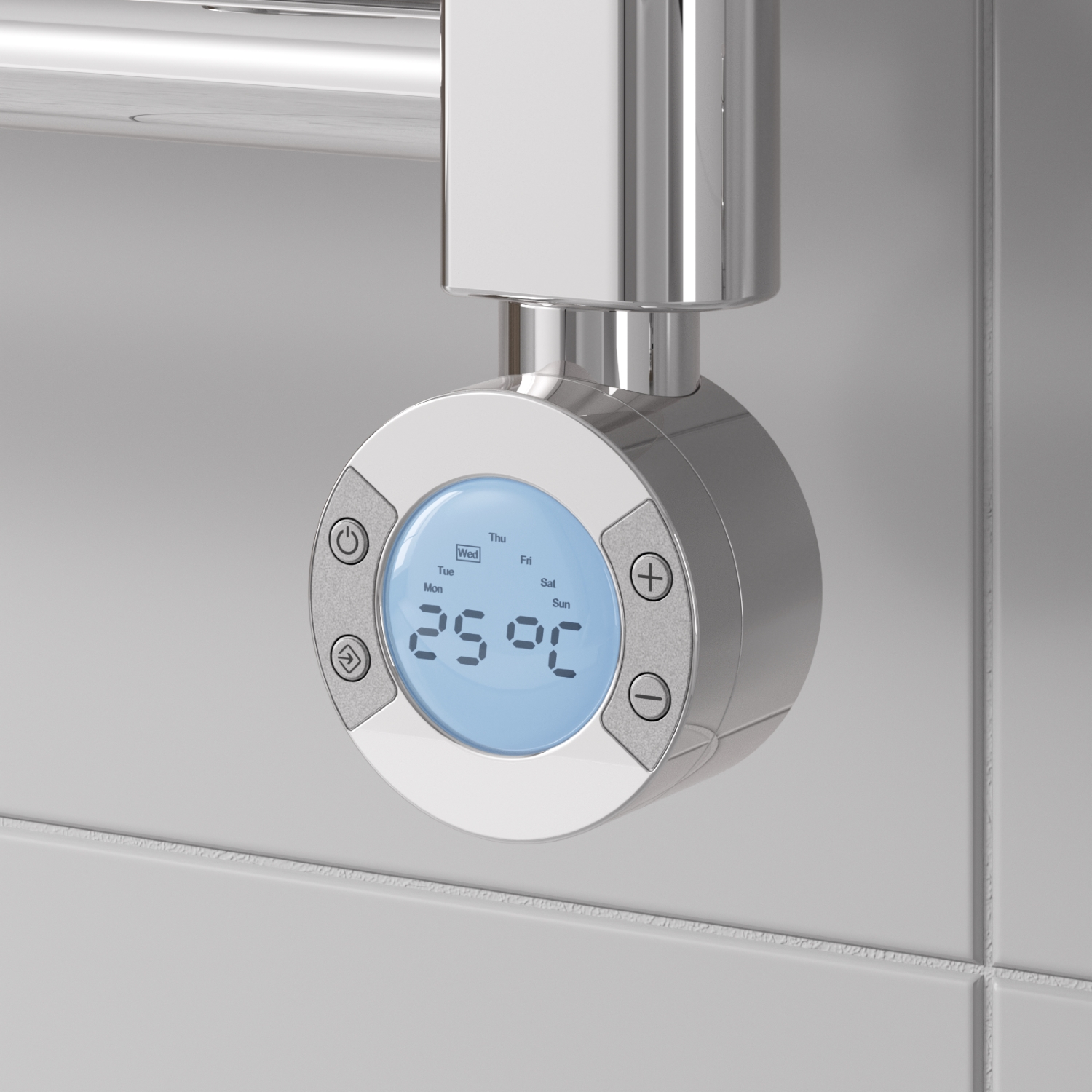 Weekly Thermostatic Heating Element Chrome