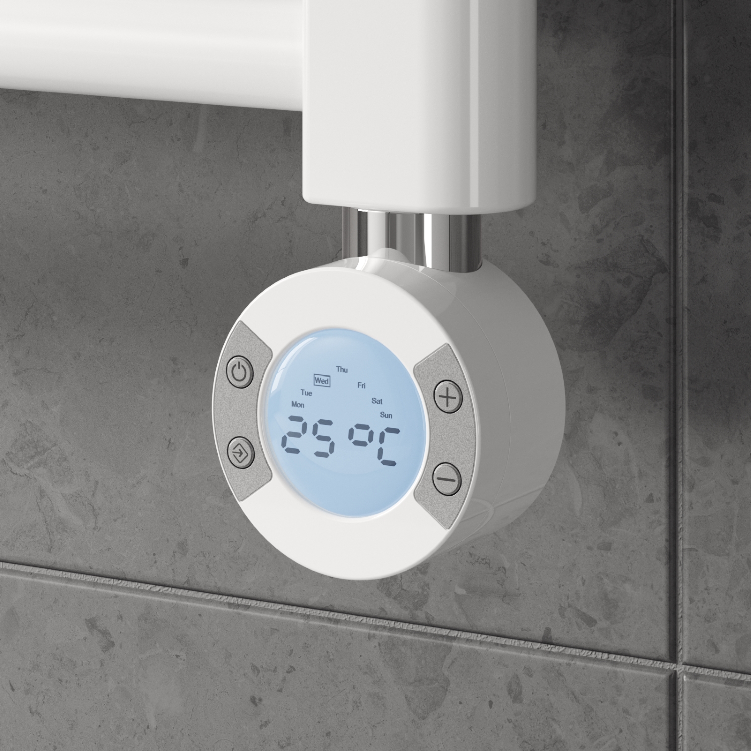 Weekly Thermostatic Heating Element White