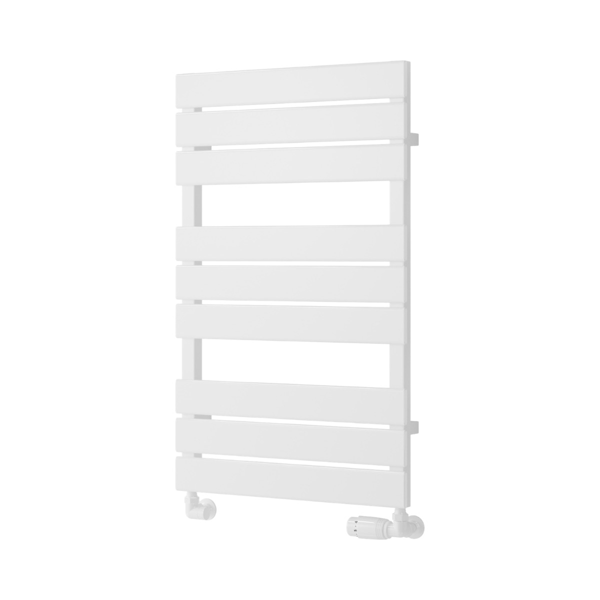 Falmouth White Designer Towel Rail 820mm x 500mm