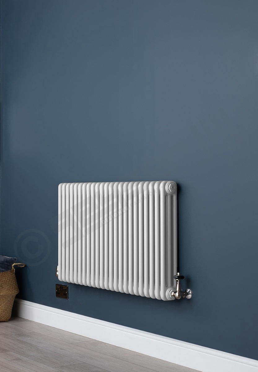 Custom 2 Column 600mm High Gloss White Radiators
