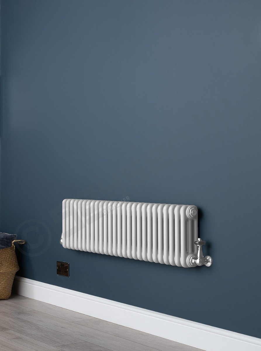 Custom 2 Column 400mm High Gloss White Radiators