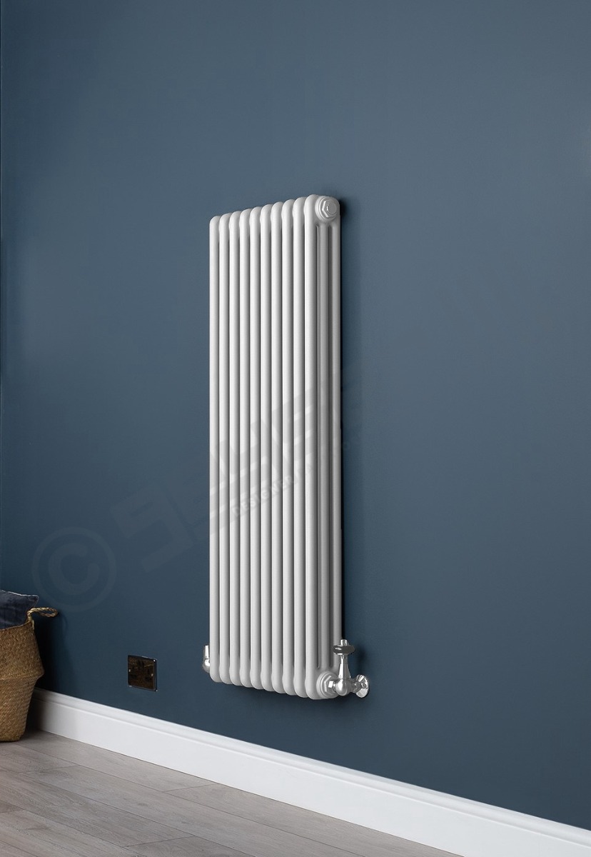 Custom 2 Column 1500mm High Gloss White Radiators