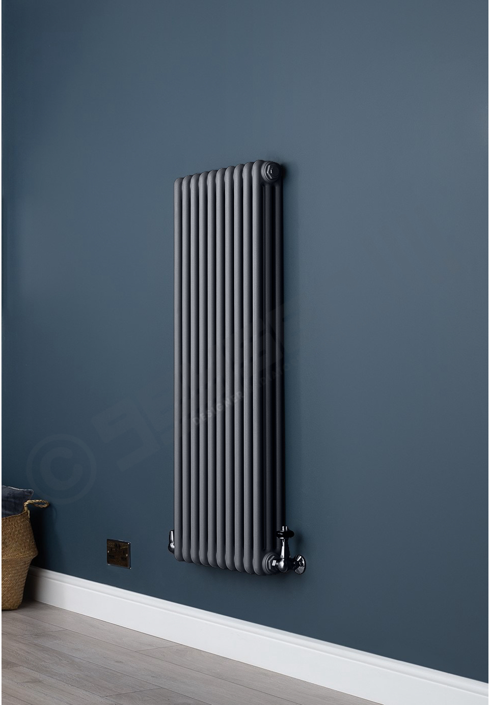 3 Column Gun Metal Grey Wall Radiator