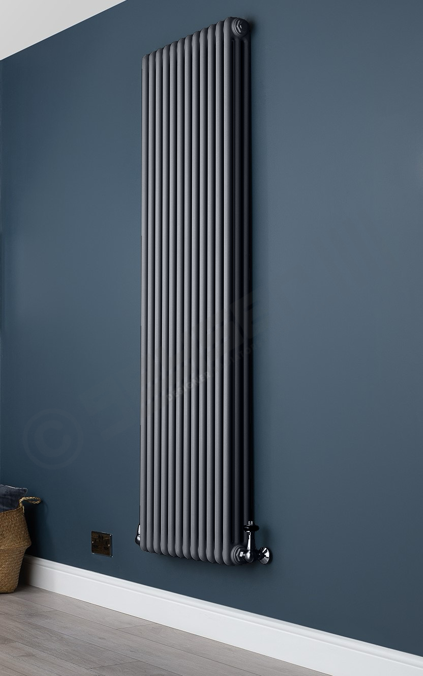 3 Column Gun Metal Grey Tall Radiator