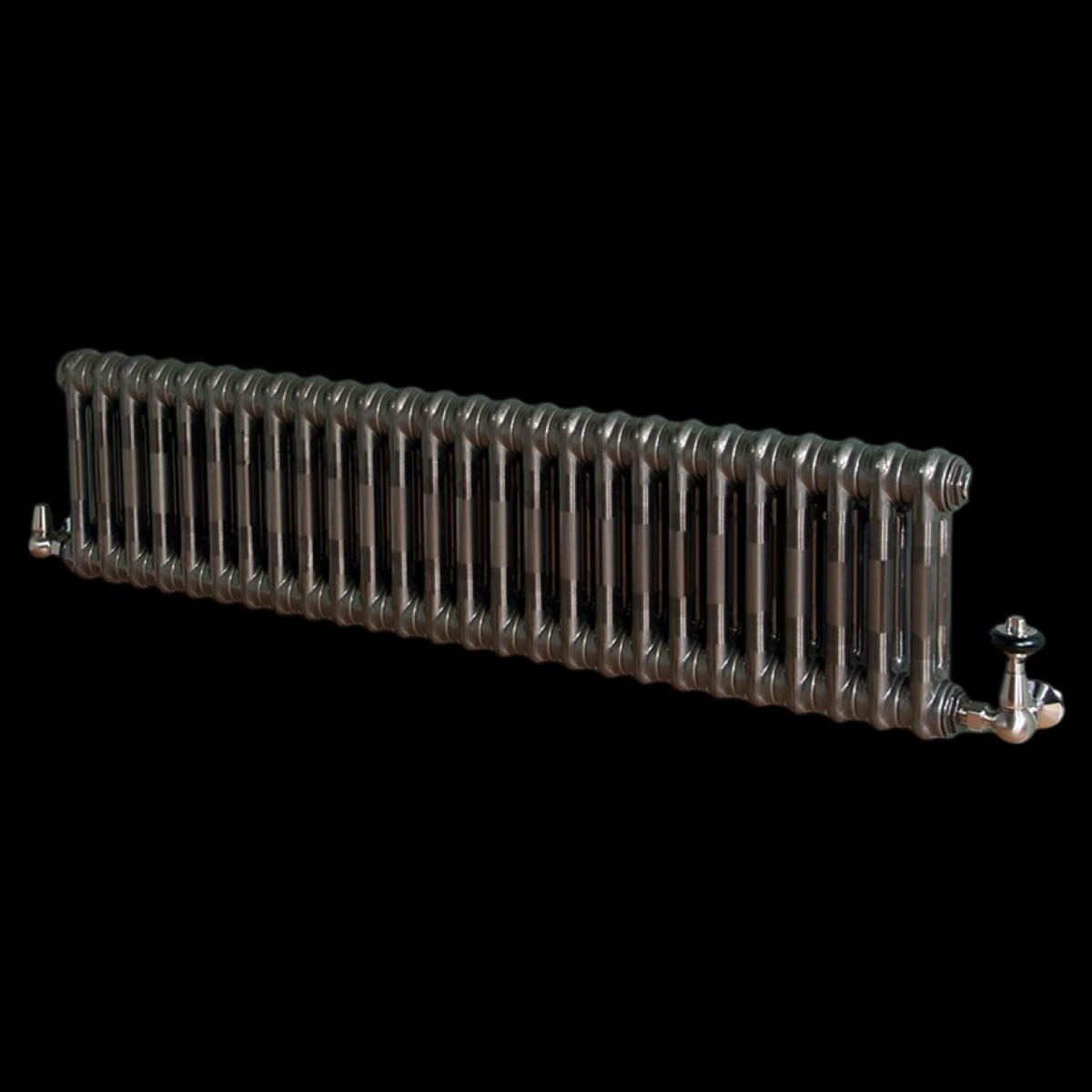 Custom 2 Column 300mm High Bare Lacquered Metal Radiators