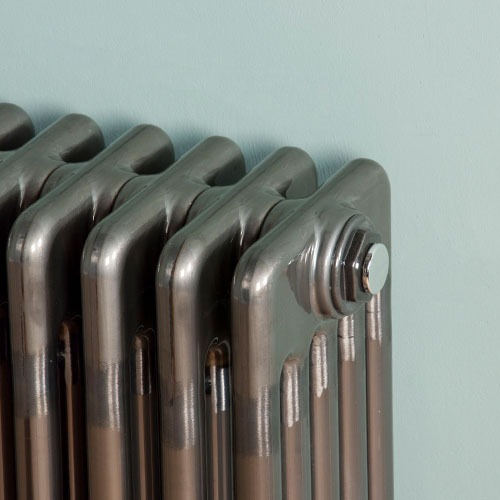 5 Column Lacquered Metal Living Room Radiator