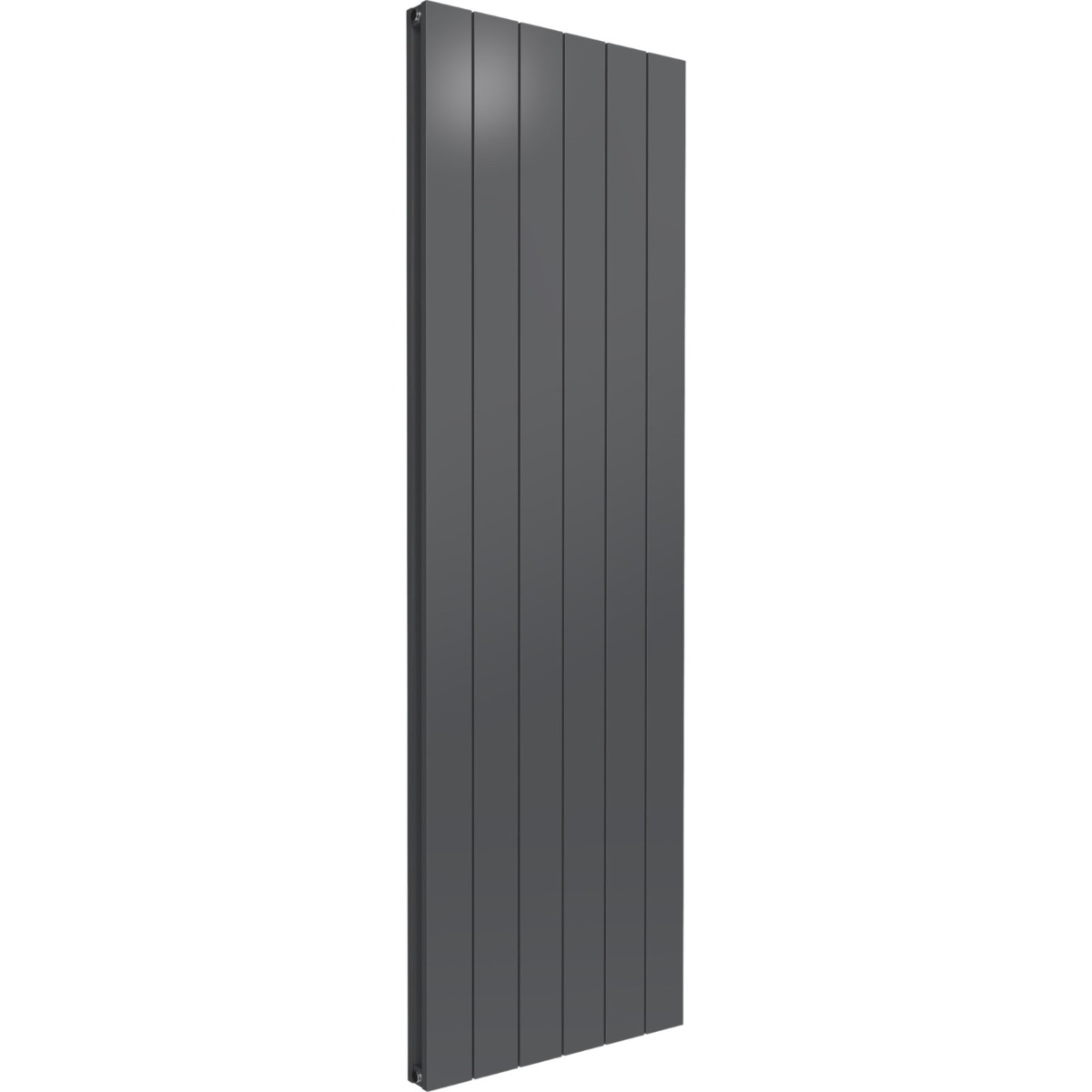 Leeds Anthracite Flat Vertical Double Panel Aluminium Radiator 1800mm High X 565mm Wide