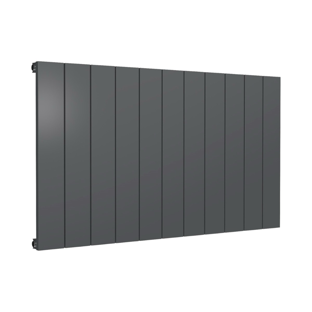 Leeds Anthracite Horizontal Single Panel 600mm x 1040mm Aluminium Radiator
