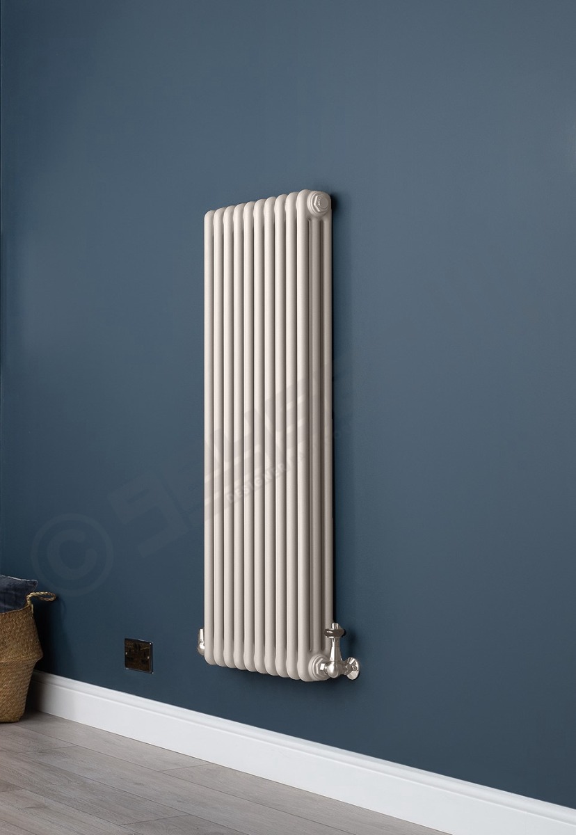 Custom 2 Column 1500mm High Matt White Radiators