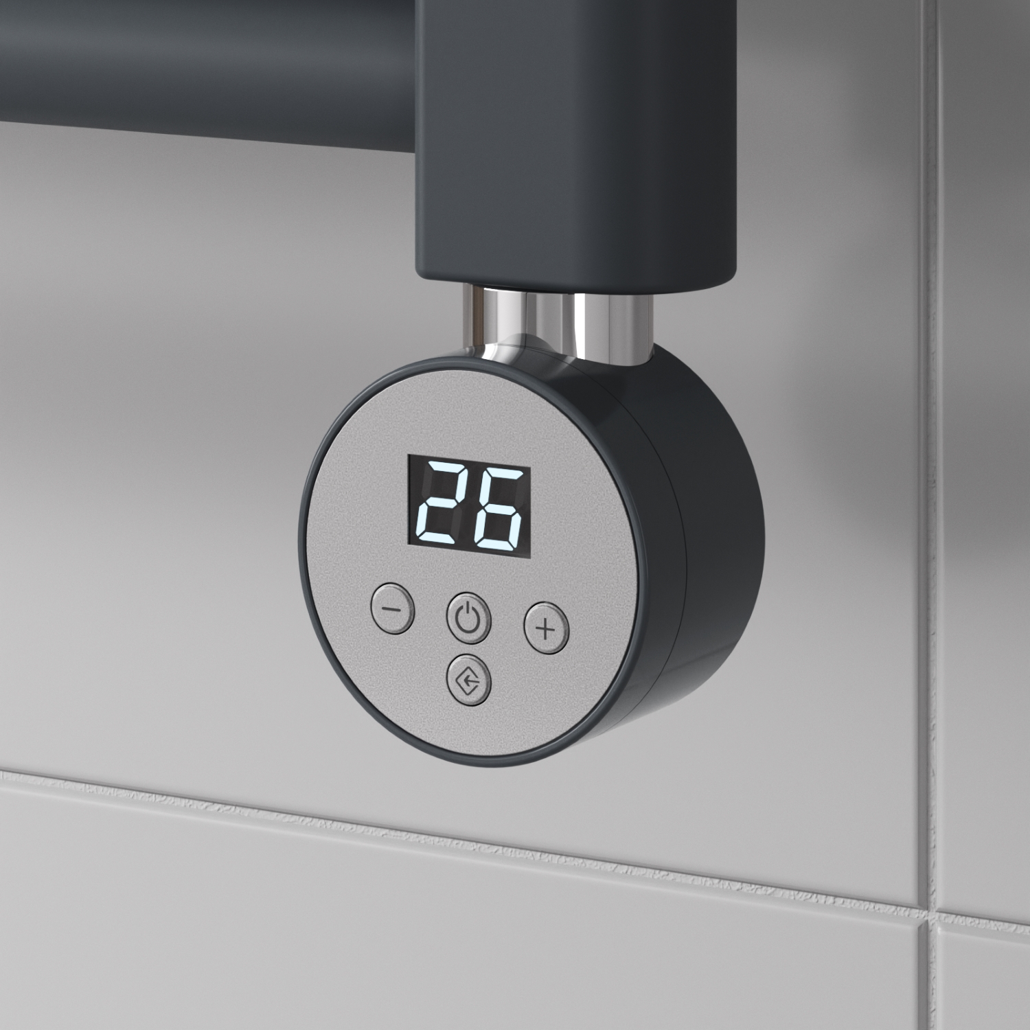 Mini Thermostatic Heating Element Anthracite