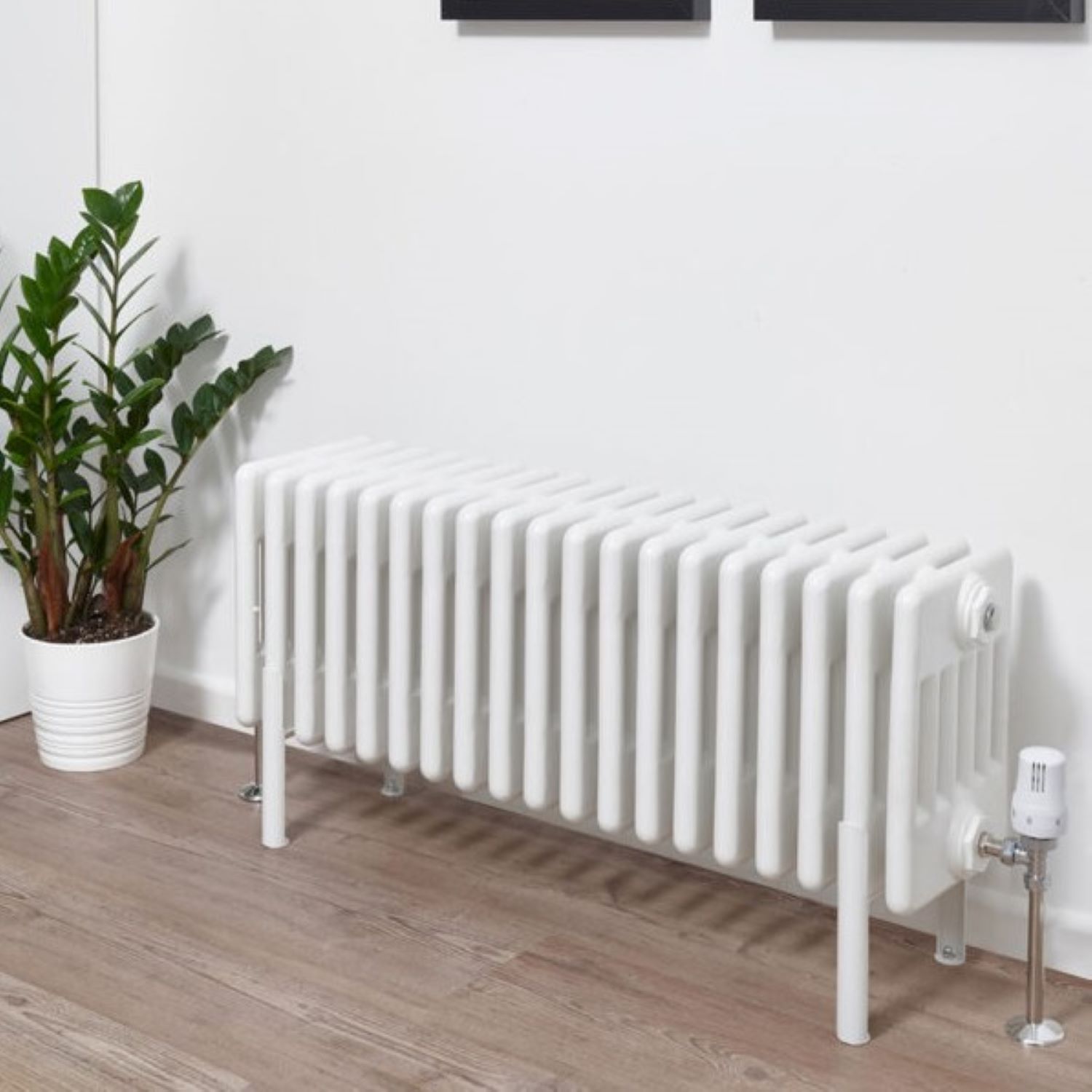 Old Style White Traditional 6 Column 300mm x 864mm Radiator
