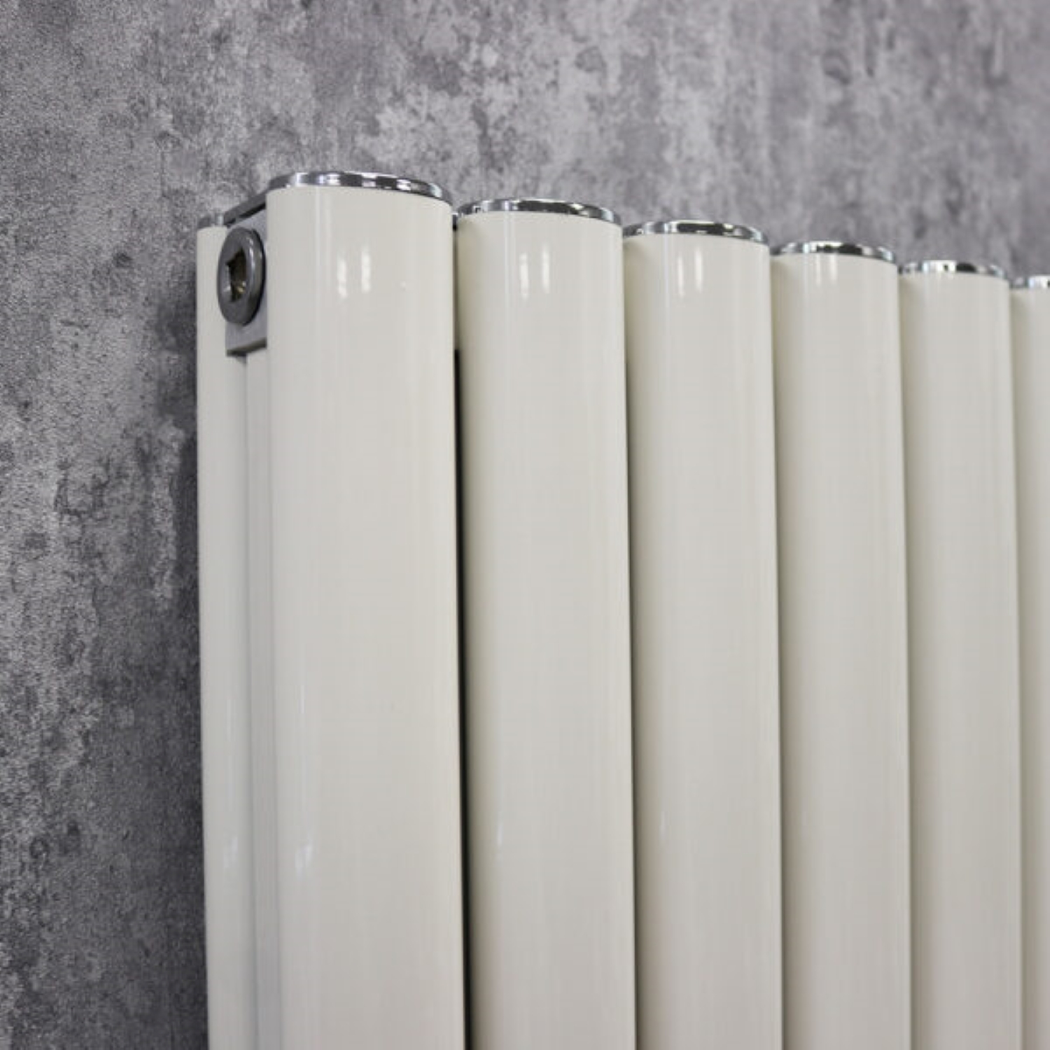 Portsmouth White Horizontal Aluminium Radiator 450mm High