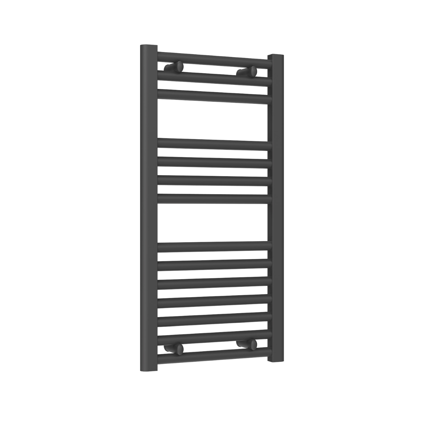 Premium Anthracite Straight Ladder Tower Rail 400mm Wide - Multiple Height Options