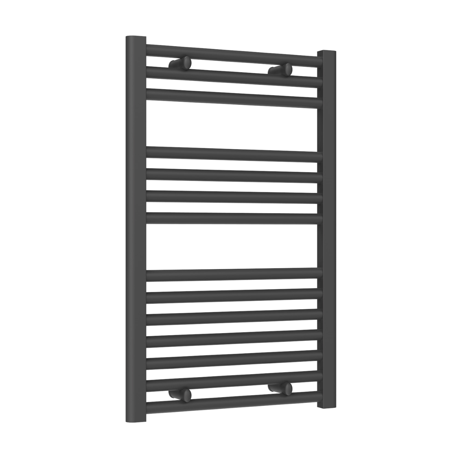 Premium Anthracite Straight Ladder Tower Rail 500mm Wide - Multiple Height Options