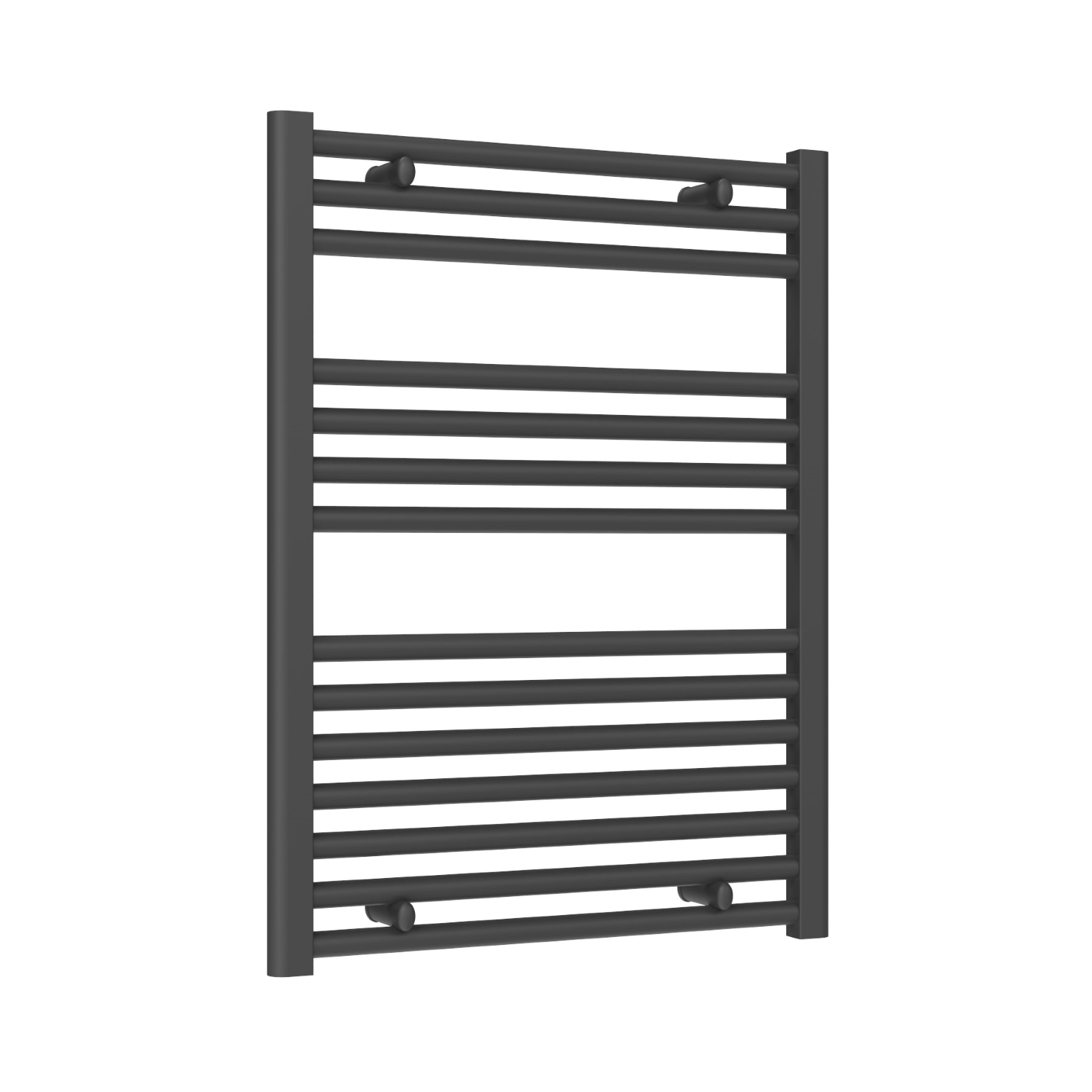 Premium Anthracite Straight Ladder Tower Rail 600mm Wide - Multiple Height Options