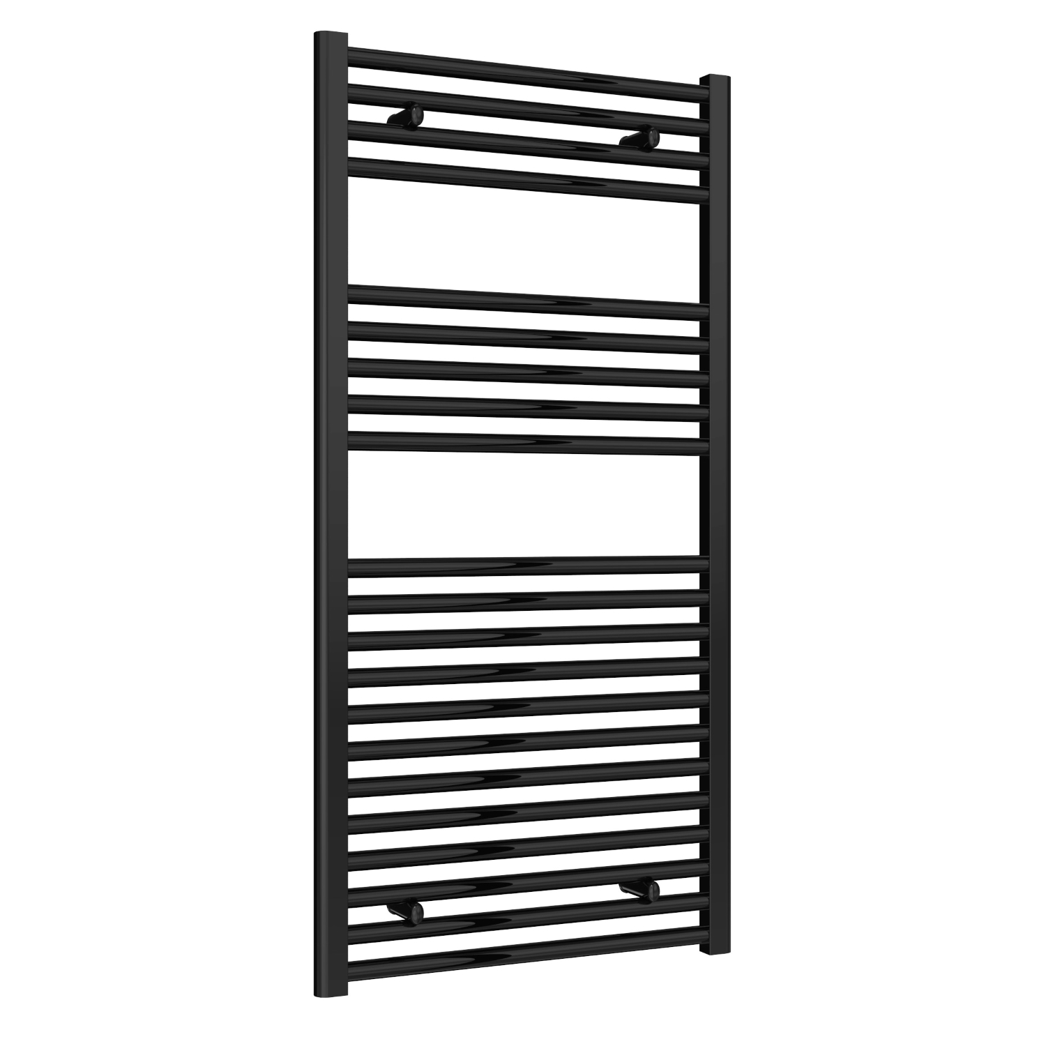 Premium Black Straight Ladder Tower Rail 600mm Wide - Multiple Height Options