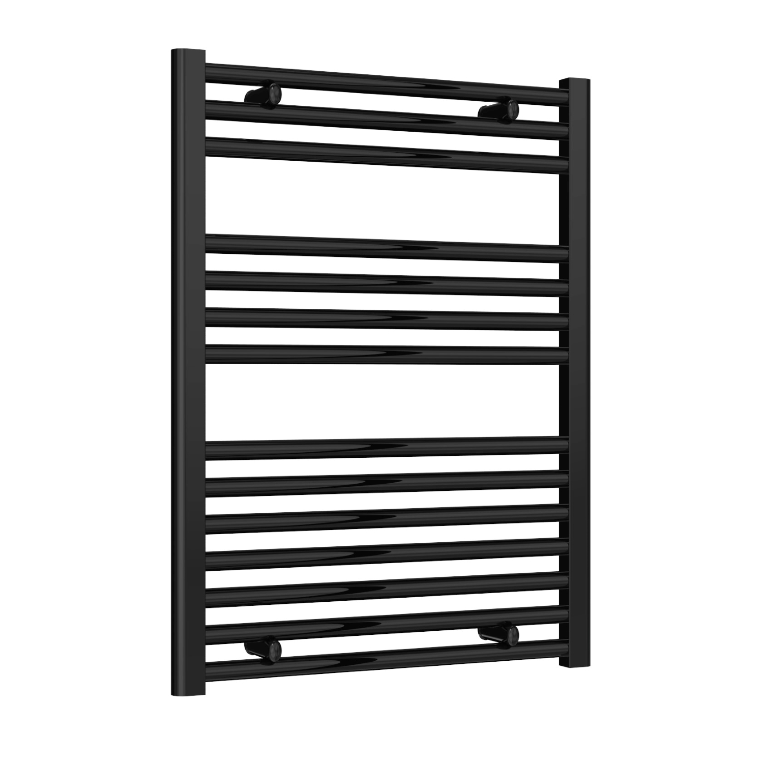 Premium Black Straight Ladder Tower Rail 600mm Wide - Multiple Height Options