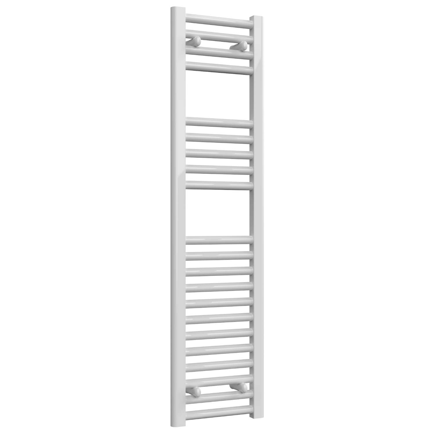 Premium White Straight Ladder Tower Rail 300mm Wide - Multiple Height Options