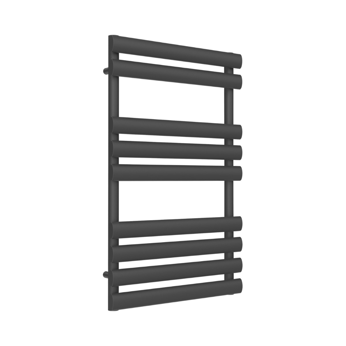Regis Oval Bar Designer Ladder Rail 820mm x 500mm in Anthracite