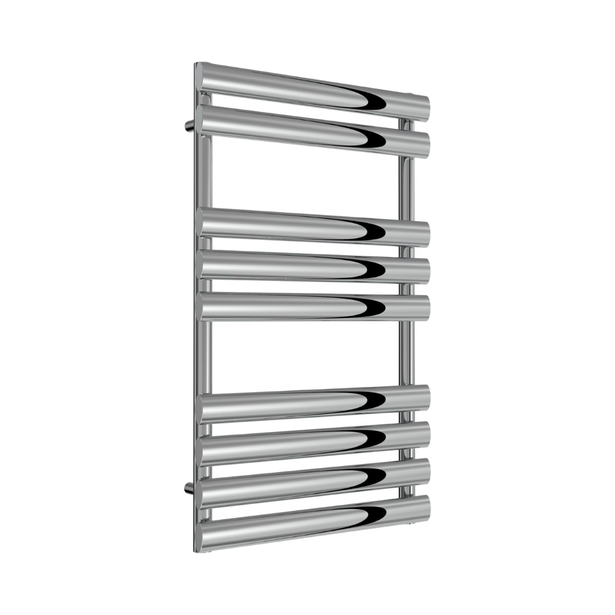 Chrome Regis Oval Bar Designer Ladder Rail 820mm x 500mm