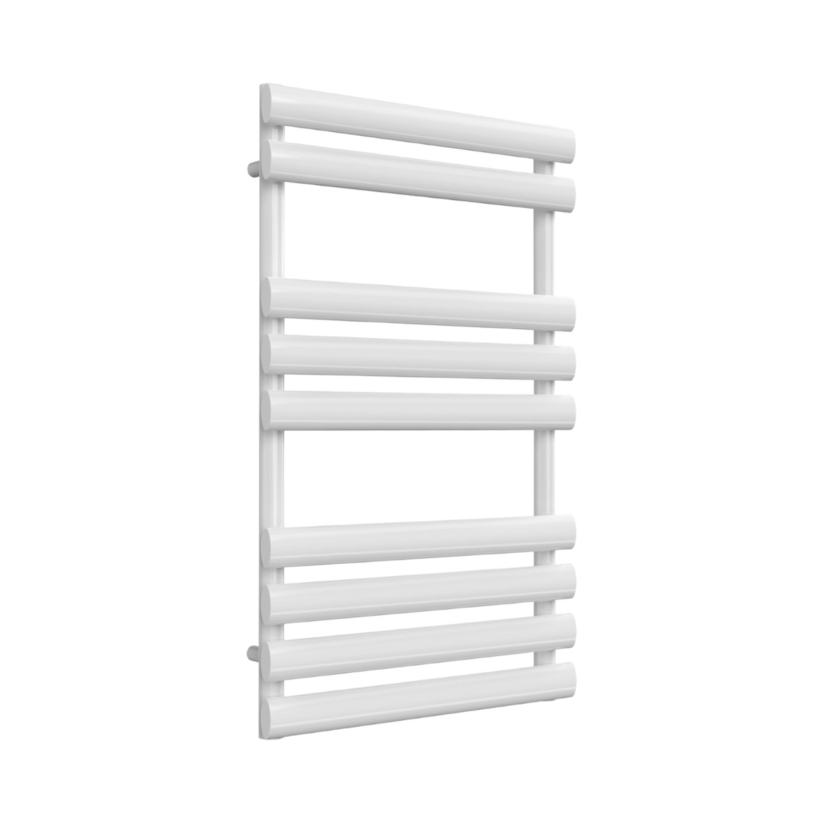 Regis Oval Bar Designer Ladder Rail 820mm x 500mm in White