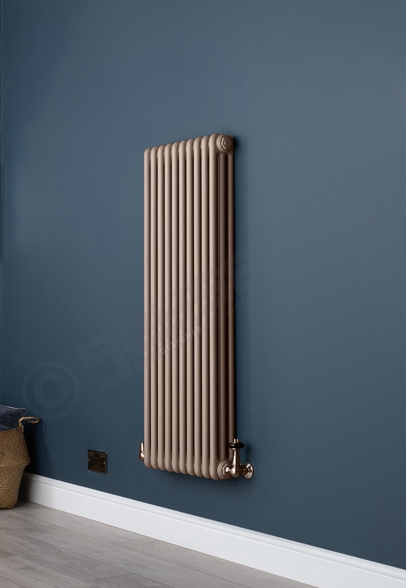 Custom 2 Column 1500mm High Sand Brown Radiators