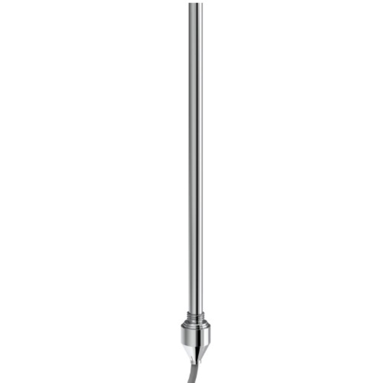 Premium - 500mm Wide Chrome Curved Ladder Fixed Single Heat Electric Towel Rails