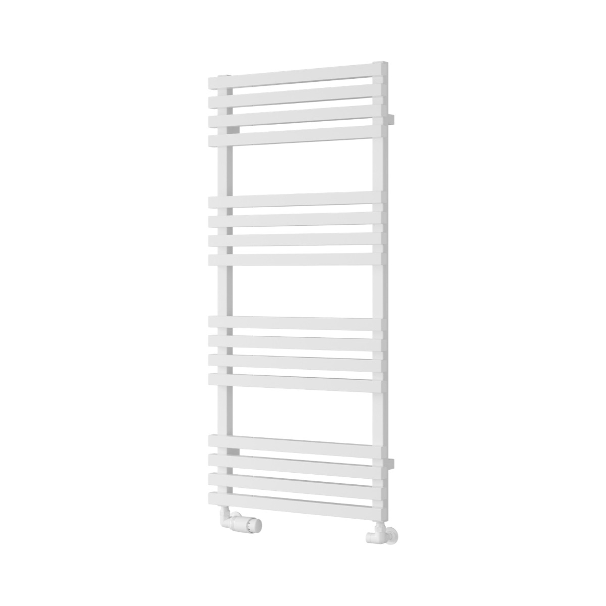 Tenby Contemporary Designer Towel Rail 1130mm x 500mm in White