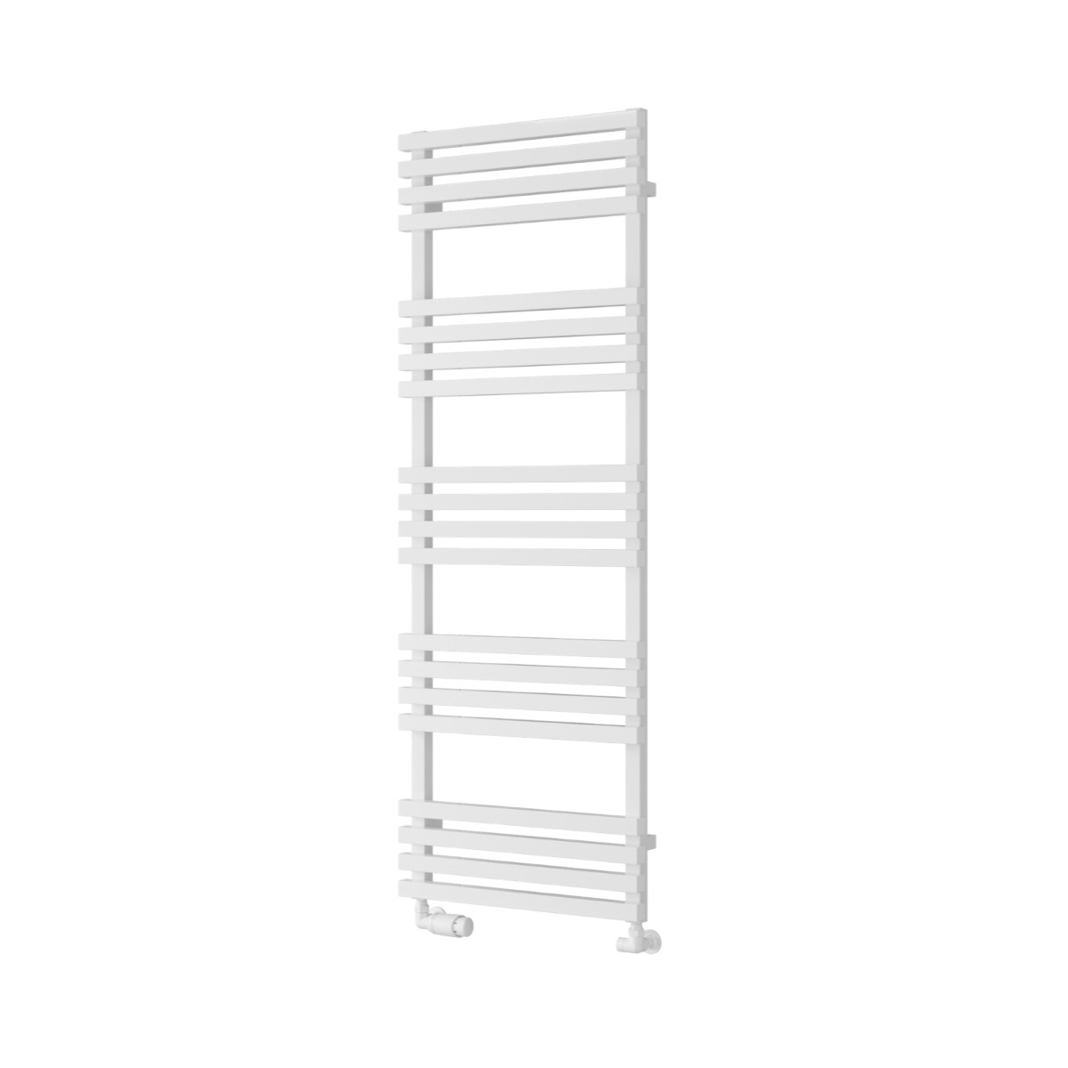 Tenby Contemporary Designer Towel Rail 1440mm x 500mm in White