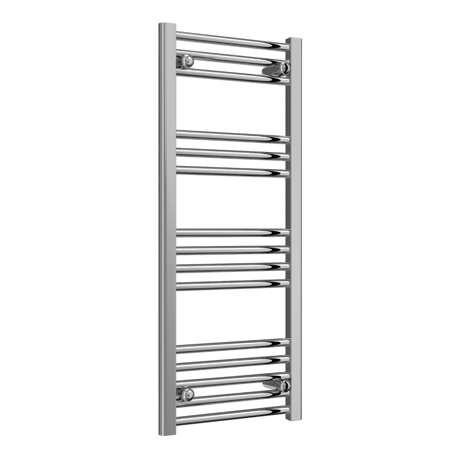 Trade Special - 400mm Wide Chrome Straight Ladder Fixed Single Heat Electric Towel Rails 