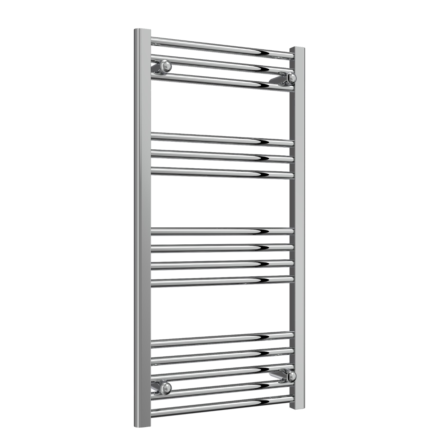 Trade Special - Chrome Straight Ladder Tower Rail 500mm Wide - Multiple Height Options