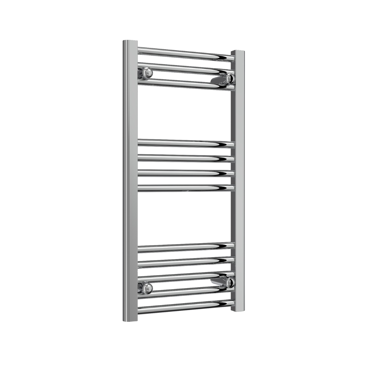 Trade Special - 400mm Wide Chrome Straight Ladder Fixed Single Heat Electric Towel Rails 