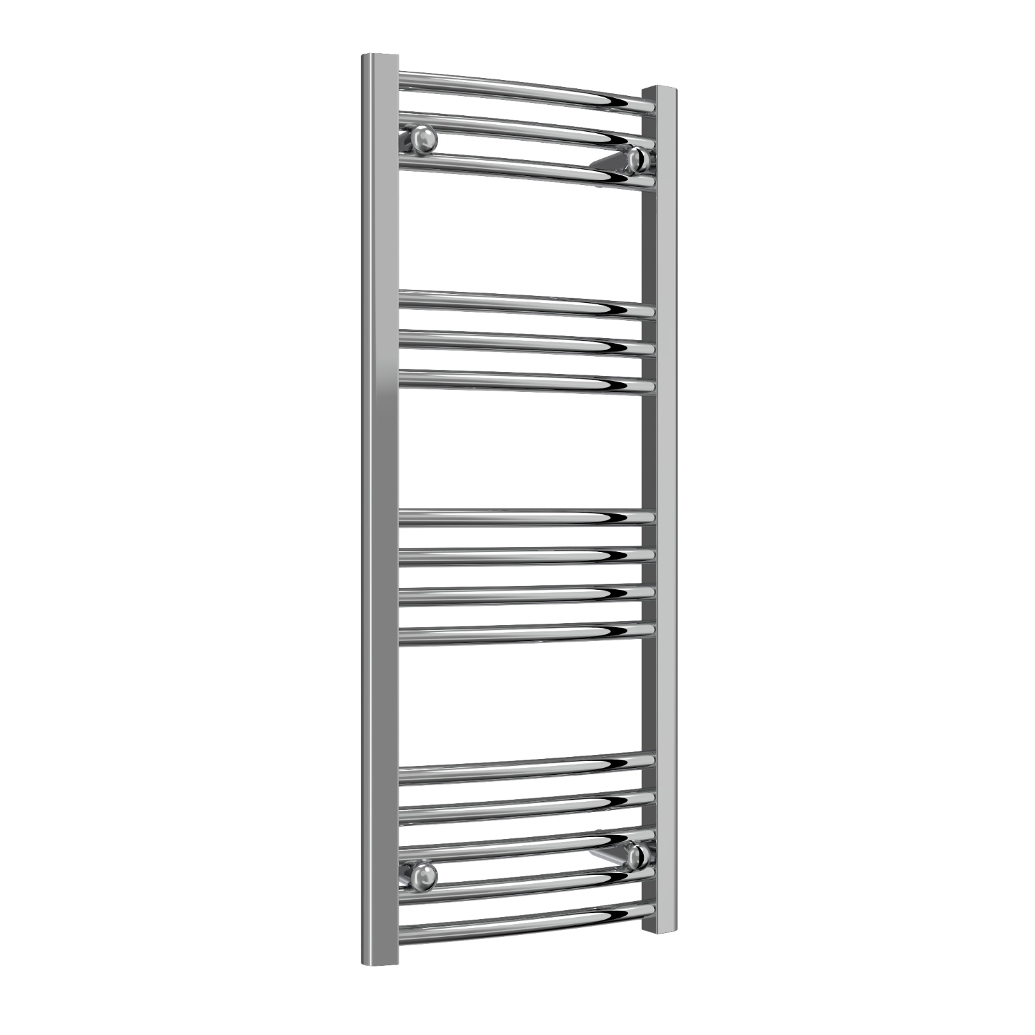 Trade Special - Chrome Curved Ladder Tower Rail 400mm Wide - Multiple Height Options