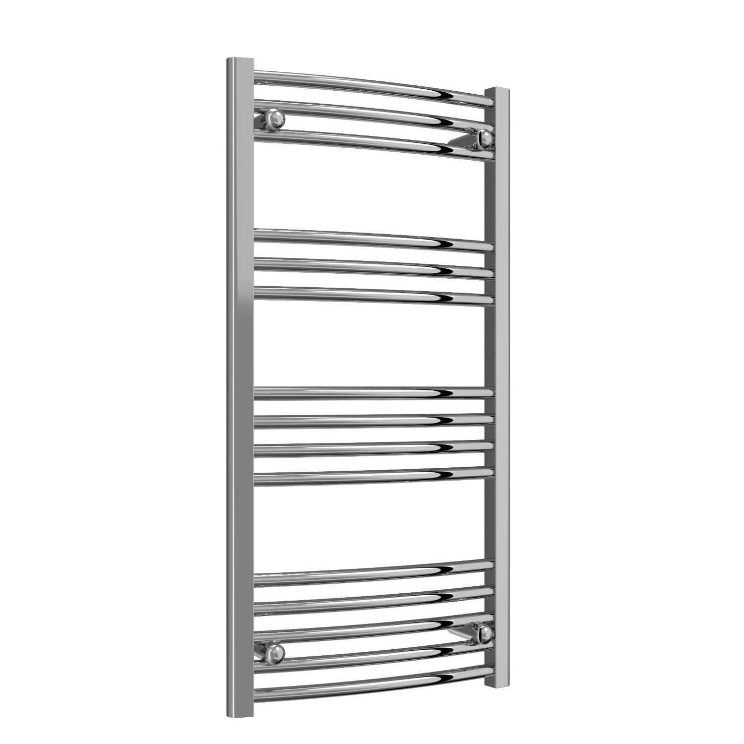 Trade Special - Chrome Curved Ladder Tower Rail 500mm Wide - Multiple Height Options