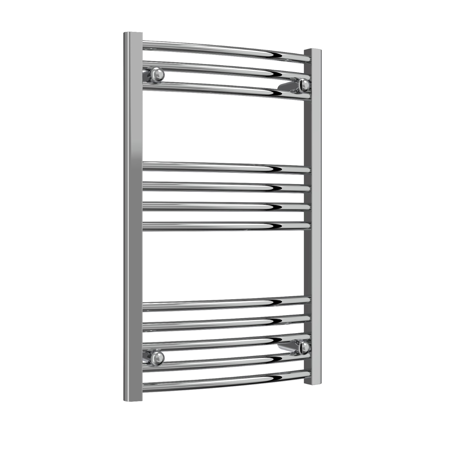 Trade Special - Chrome Curved Ladder Tower Rail 500mm Wide - Multiple Height Options