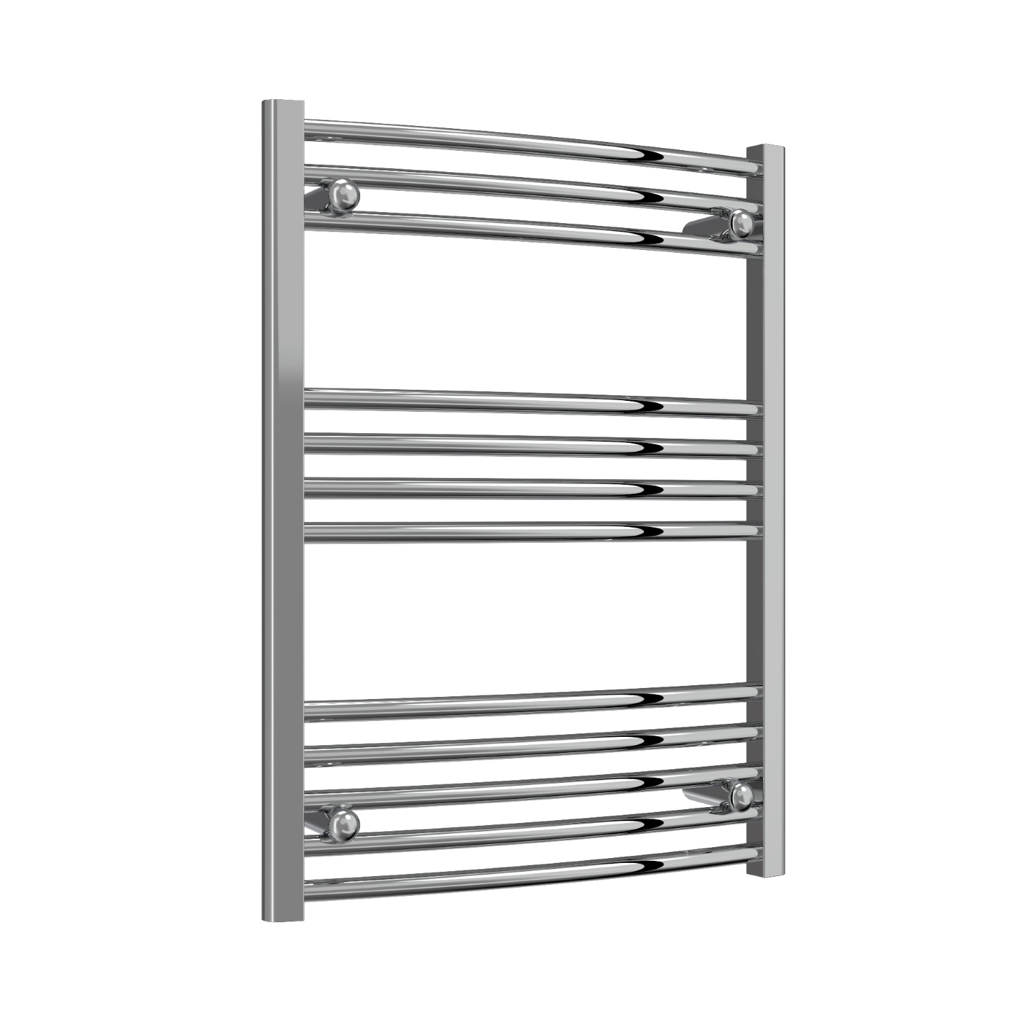 Trade Special - Chrome Curved Ladder Tower Rail 600mm Wide - Multiple Height Options