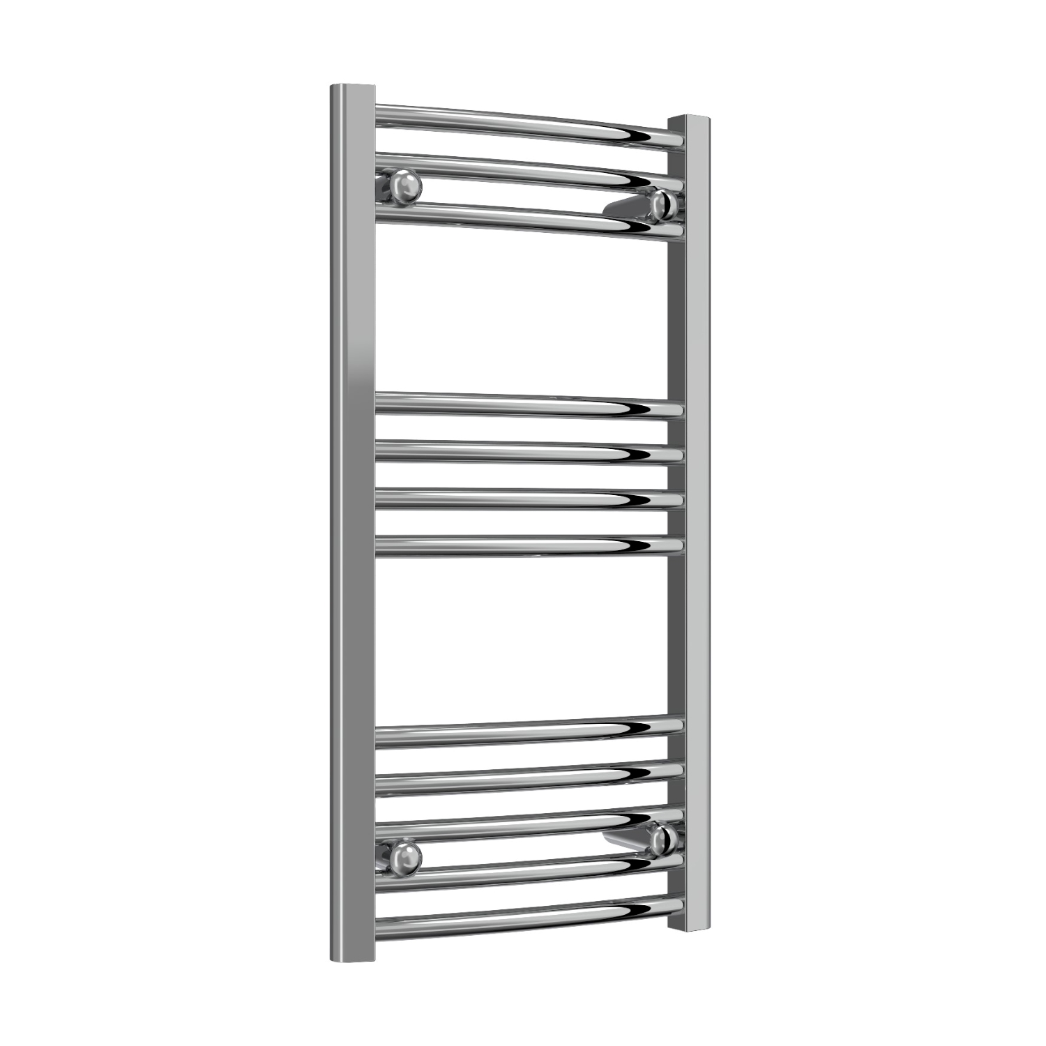 Trade Special - Chrome Curved Ladder Thermostatic Electric Towel Rails with Boost 1200mm High X 400mm Wide