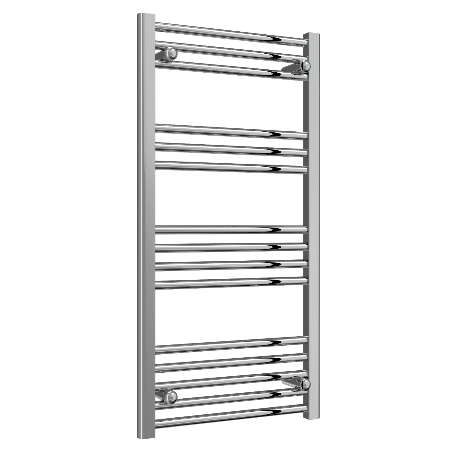 Trade Special - Chrome Straight Ladder Thermostatic Electric Towel Rails with Boost 1200mm High X 500mm Wide