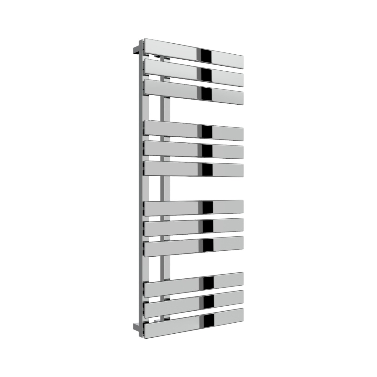 Weymouth Open Sided Designer Towel Rail 1180mm x 500mm in Chrome