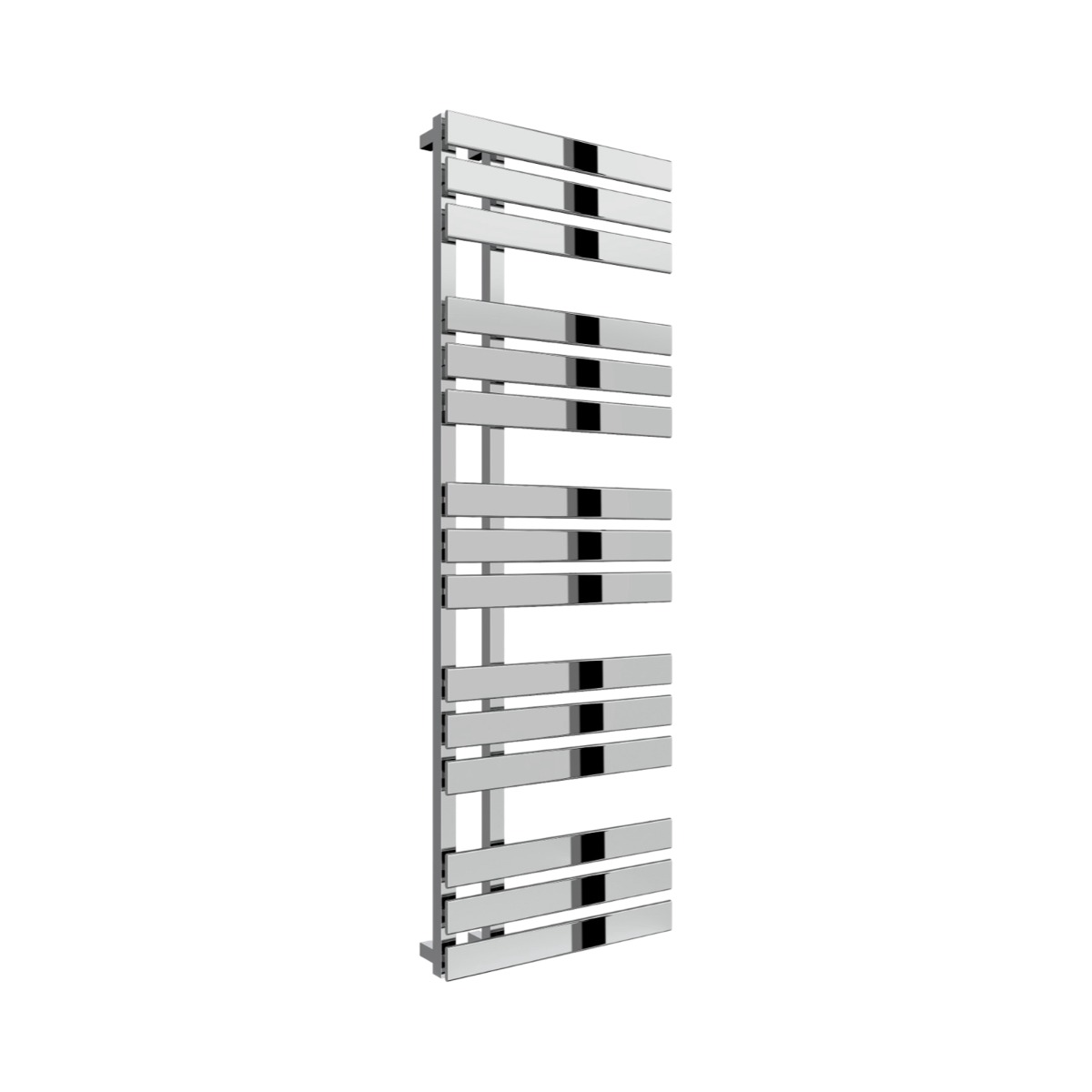 Weymouth Open Sided Designer Towel Rail 1500mm x 500mm in Chrome