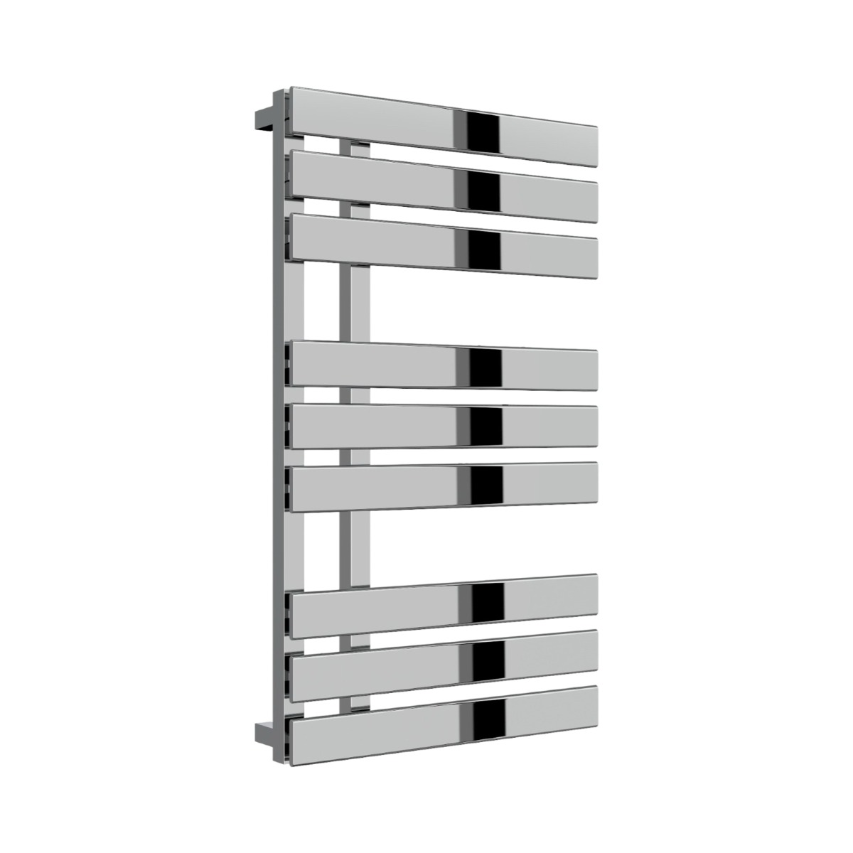 Weymouth Open Sided Designer Towel Rail 860mm x 500mm in Chrome
