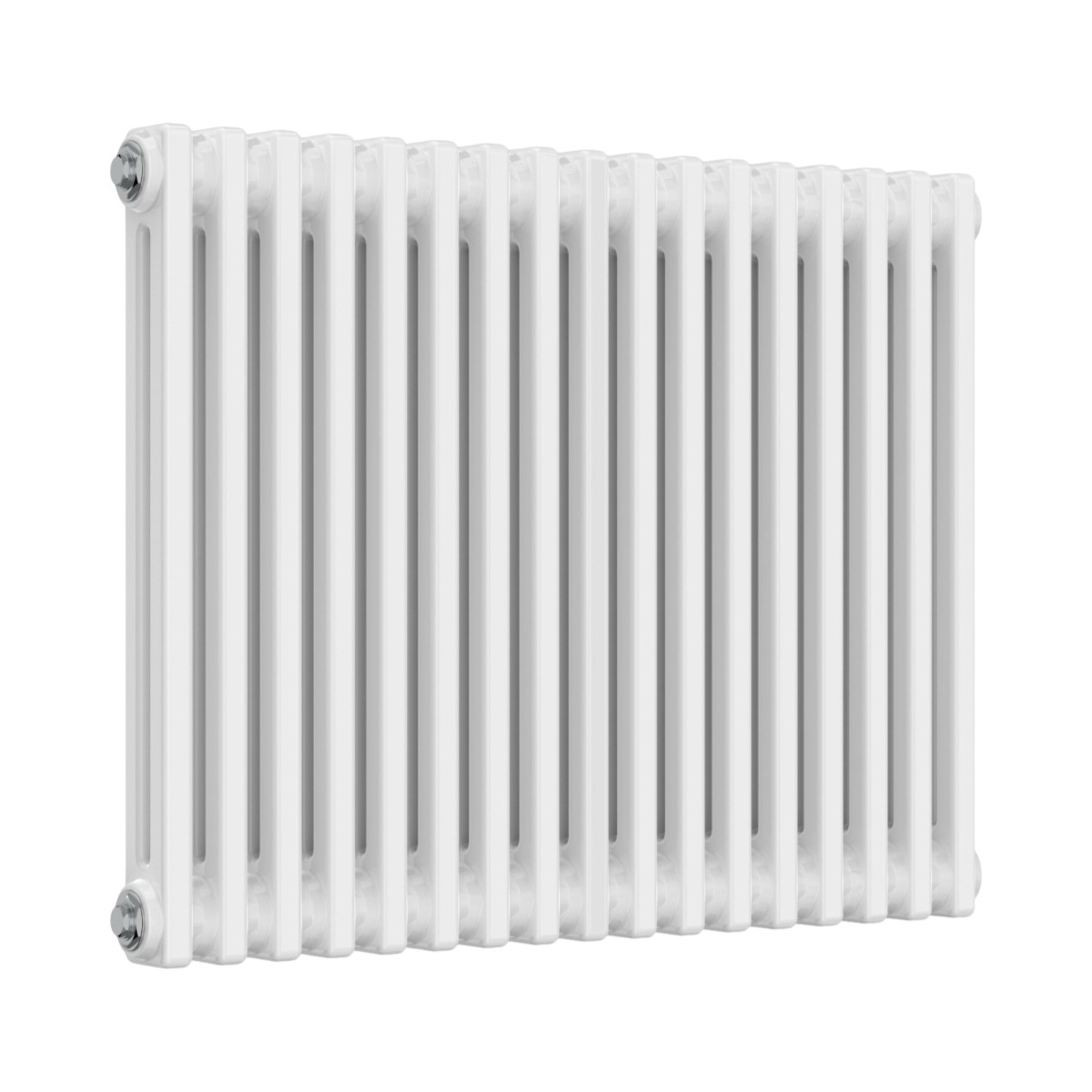 Classic 2 Column White Horizontal 600mm  x 785mm Radiator