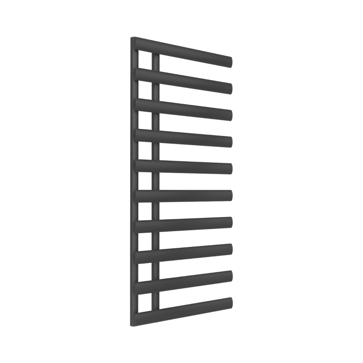 Worthing Open Sided Designer Towel Rail 1140mm x 500mm in Anthracite