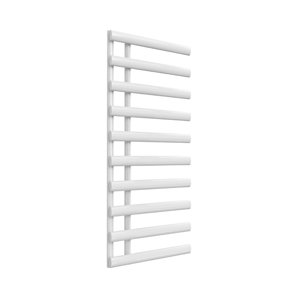 Worthing Open Sided Designer Towel Rail 1140mm x 500mm in White