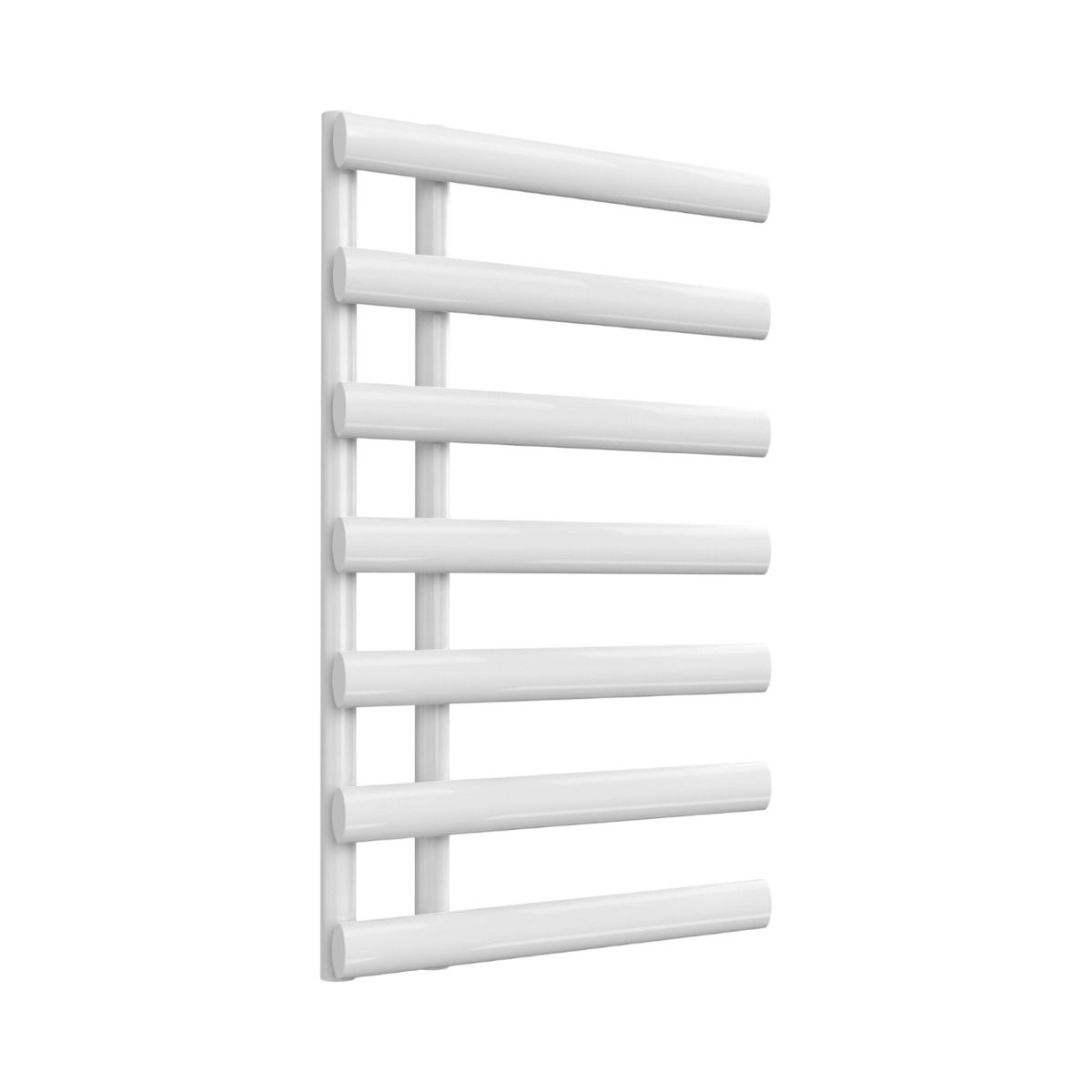 Worthing Open Sided Designer Towel Rail 780mm x 500mm in White