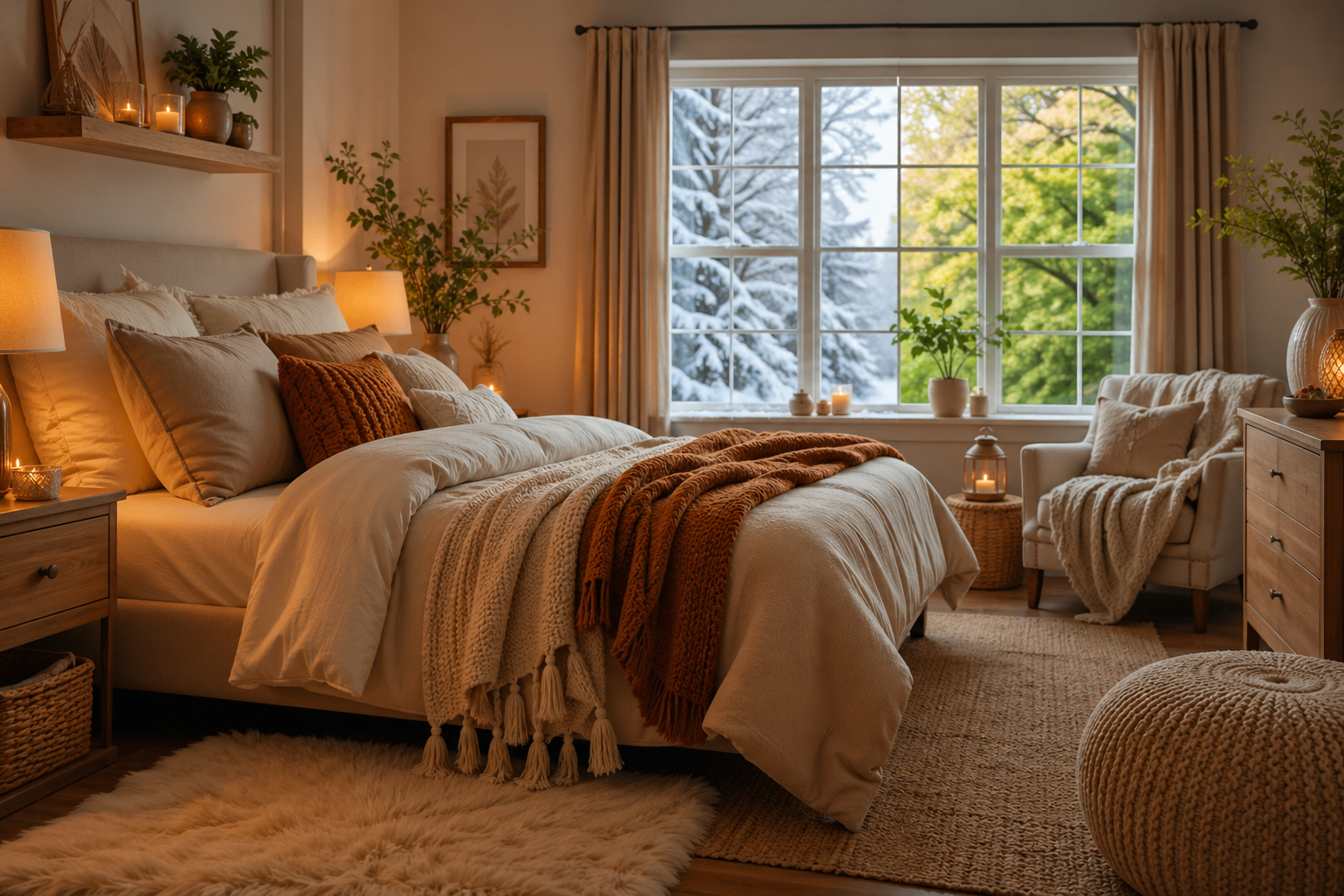 How to Keep Your Bedroom Cosy All Year Round