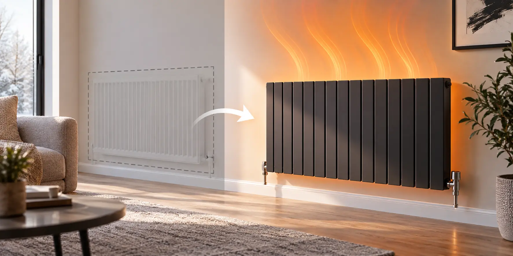 High Output Radiators: How to Get More Heat from Less Wall Space